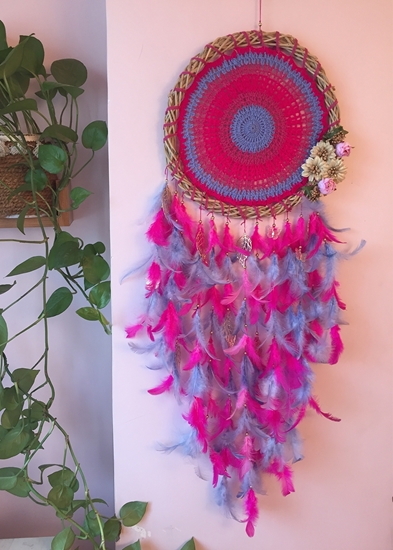 Homelymess Dreamcatcher Preety In Pink