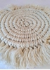HomelyMess Classic in White Macrame Coasters