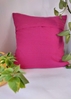 HomelyMess Pinkish Affair Kantha Stitch Cushion Cover