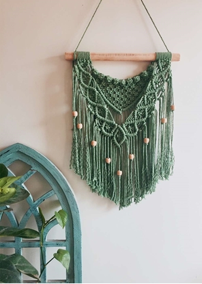 Homelymess Macrame Wall Hanging Olive Branch