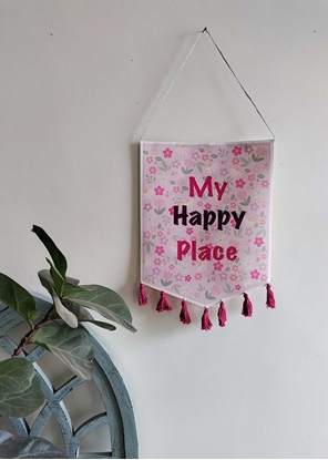Homelymess MyHappyPlace Canvas Tapestry
